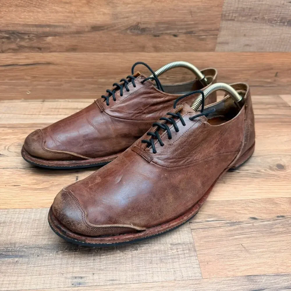 Timberland Boot Company Men's size 10 Brown Leather Lace-Up Dress Shoes